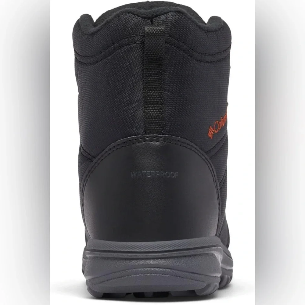 Columbia Kids Black and Gray Waterproof Winter Boot